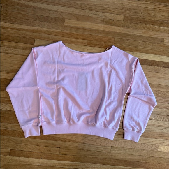 Fabletics Year Round Terry Off Shoulder Sweatshirt - Picture 4 of 4